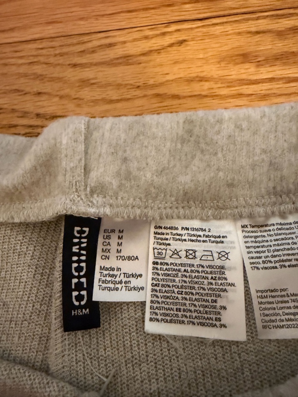 Women’s Divided by H&M Wide-Leg Knit Pants M & tank XS beige - Picture 4 of 9